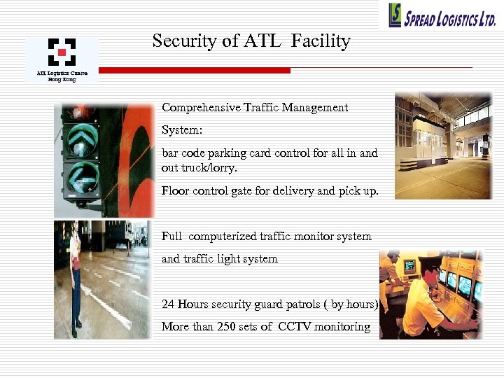 Security of ATL Facility Comprehensive Traffic Management System: bar code parking card control for