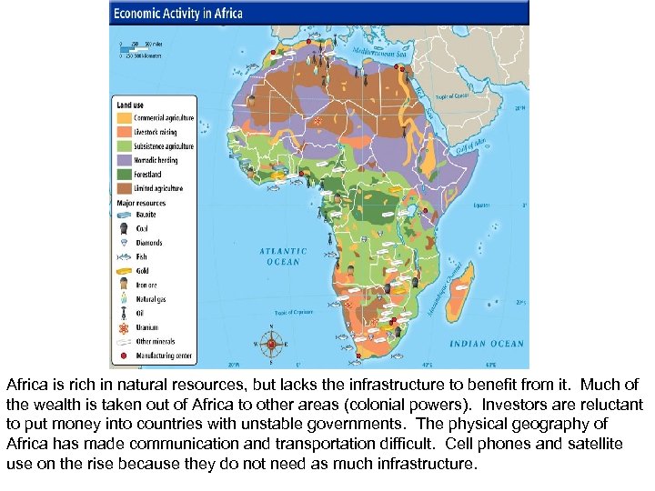 Africa is rich in natural resources, but lacks the infrastructure to benefit from it.