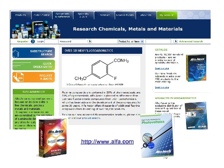 http: //www. alfa. com 18 