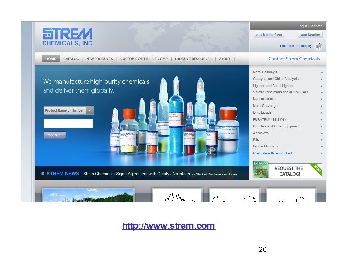 http: //www. strem. com 20 