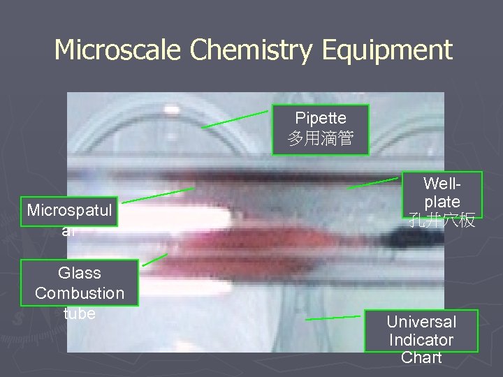 Microscale Chemistry Equipment Pipette 多用滴管 Microspatul ar Glass Combustion tube Wellplate 孔井穴板 Universal Indicator