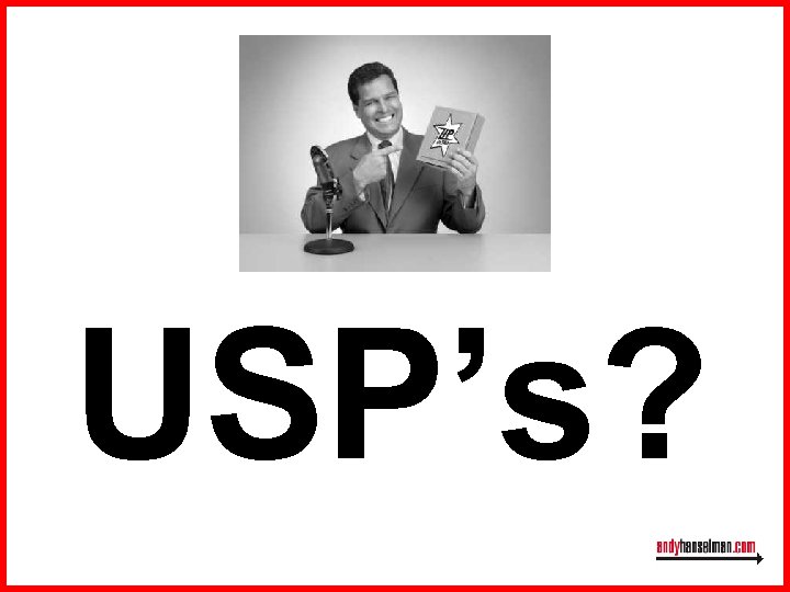 USP’s? 