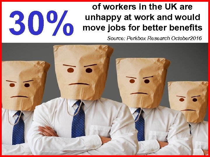 30% of workers in the UK are unhappy at work and would move jobs