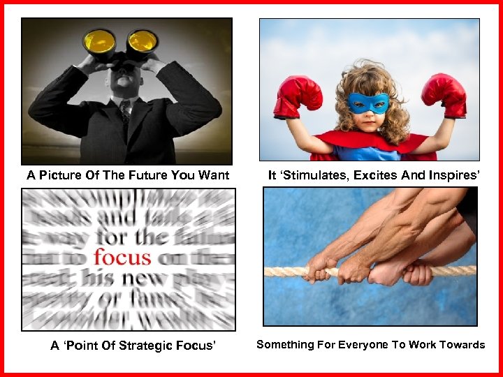 A Picture Of The Future You Want A ‘Point Of Strategic Focus’ It ‘Stimulates,