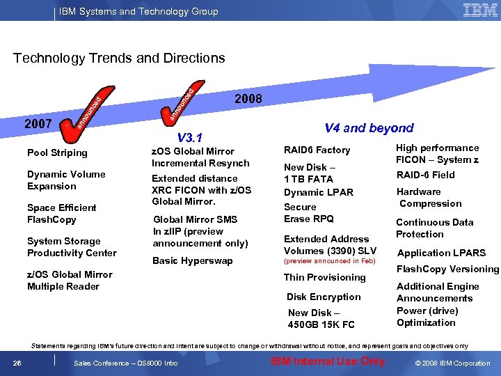 IBM Systems and Technology Group nc ed ou 2008 an n 2007 ou nc