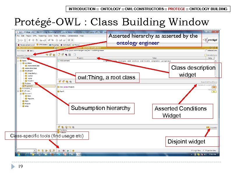 INTRODUCTION : : ONTOLOGY : : OWL CONSTRUCTORS : : PROTEGE : : ONTOLOGY