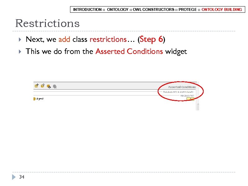 INTRODUCTION : : ONTOLOGY : : OWL CONSTRUCTORS : : PROTEGE : : ONTOLOGY