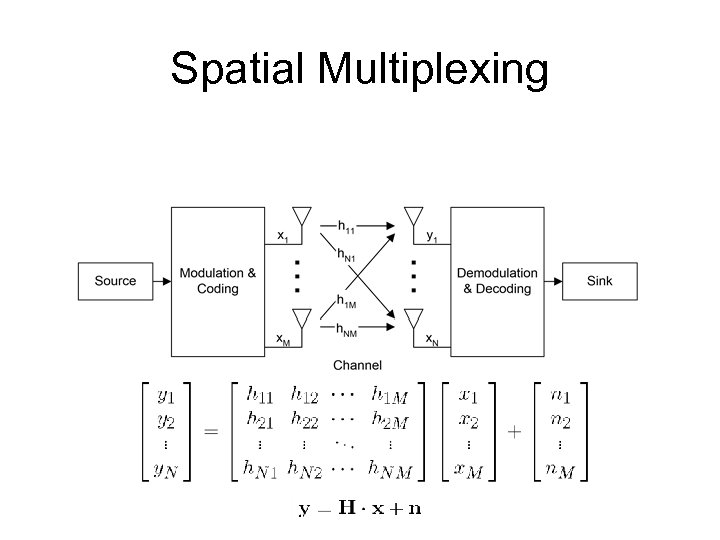 Spatial Multiplexing 
