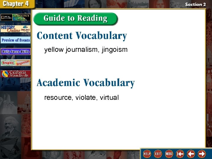 yellow journalism, jingoism resource, violate, virtual 