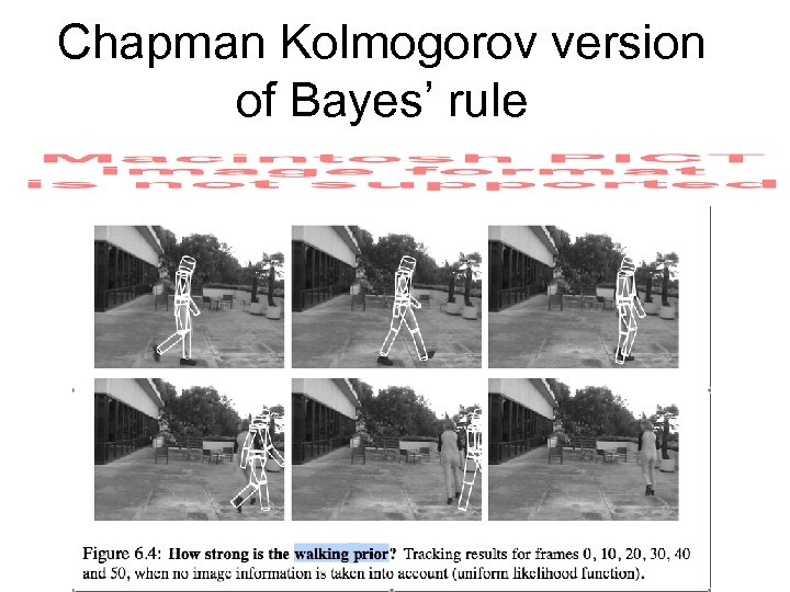 Chapman Kolmogorov version of Bayes’ rule 