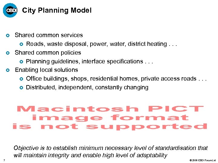 City Planning Model £ £ £ Shared common services £ Roads, waste disposal, power,