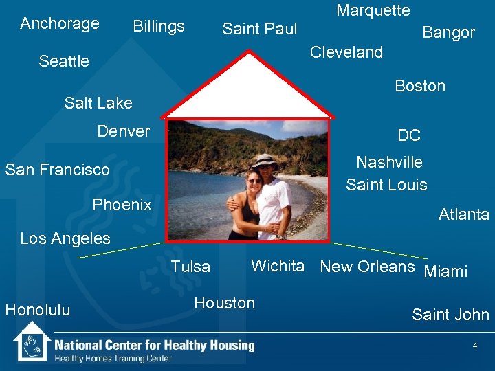 Anchorage Marquette Billings Saint Paul Bangor Cleveland Seattle Boston Salt Lake Denver DC Nashville