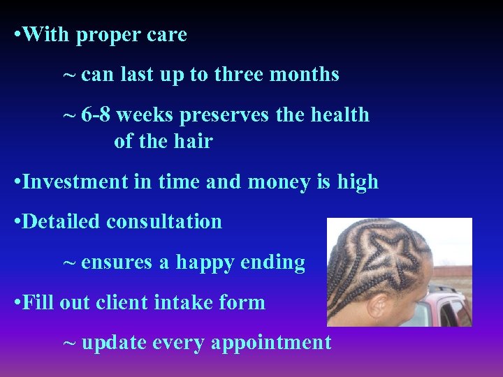  • With proper care ~ can last up to three months ~ 6
