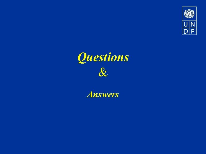 Questions & Answers 