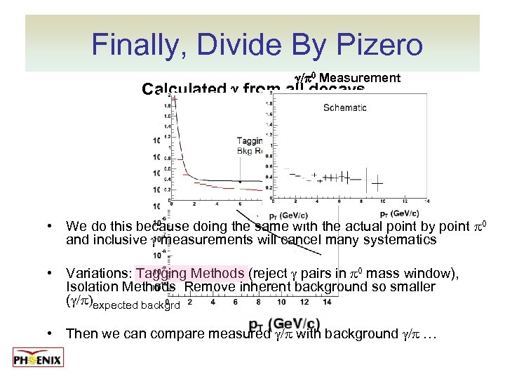 Finally, Divide By Pizero g/p 0 Measurement Calculated g from all decays gall decay