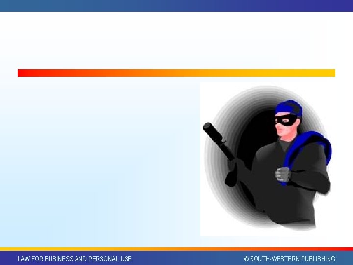 LAW FOR BUSINESS AND PERSONAL USE © SOUTH-WESTERN PUBLISHING 