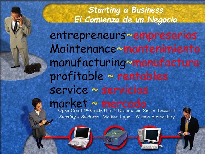 Starting a Business El Comienzo de un Negocio entrepreneurs~empresarios Maintenance~mantenimiento manufacturing~manufactura profitable ~ rentables