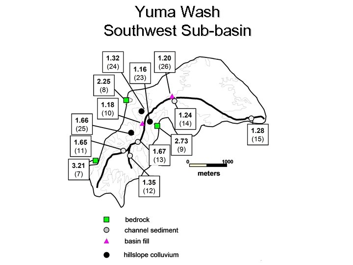 Yuma Wash Southwest Sub-basin 