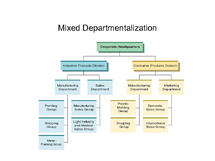 Mixed Departmentalization 