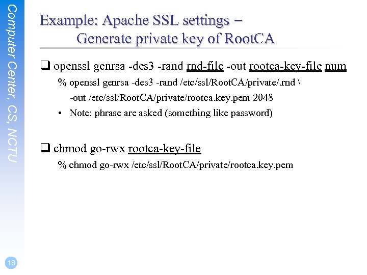 Windows generate ssl key