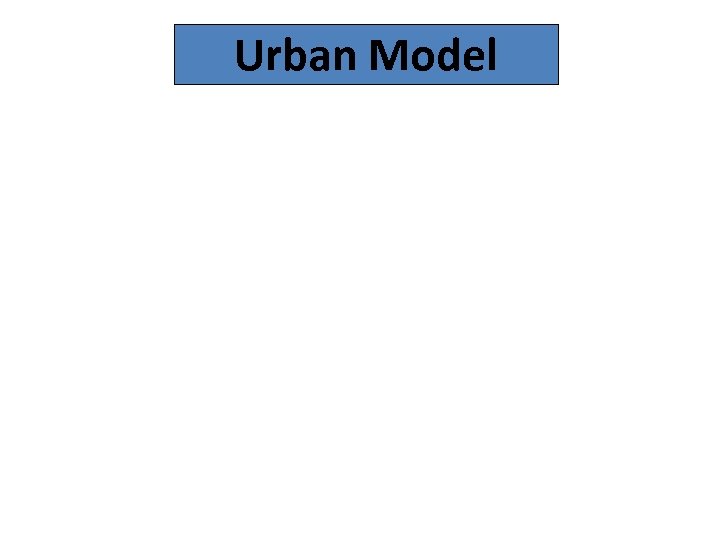 Urban Model 