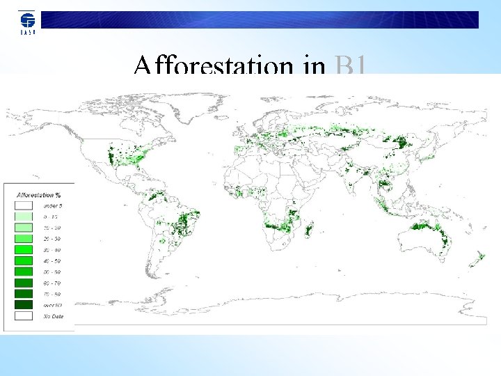 Afforestation in B 1 