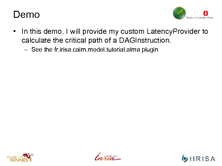 Demo • In this demo, I will provide my custom Latency. Provider to calculate