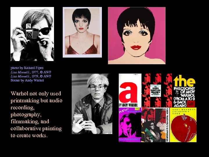 photo by Richard Pipes Liza Minnelli, 1977, © AWF Liza Minnelli, 1979, © AWF