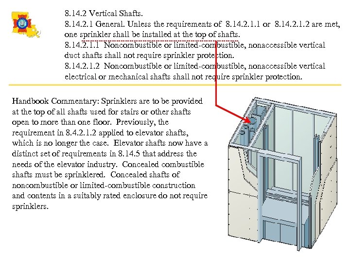 8. 14. 2 Vertical Shafts. 8. 14. 2. 1 General. Unless the requirements of