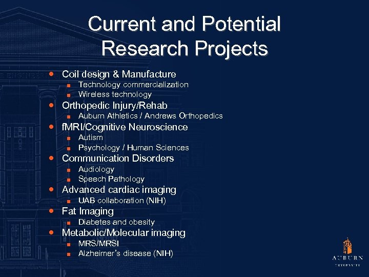 Current and Potential Research Projects ● Coil design & Manufacture ■ Technology commercialization Wireless