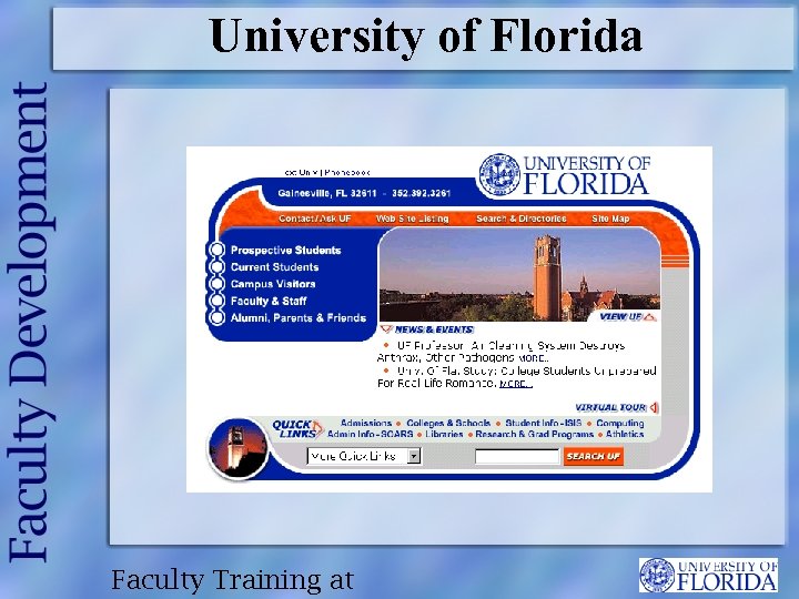 University of Florida Faculty Training at 