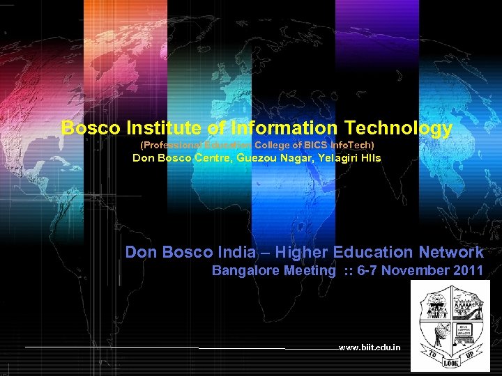 Bosco Institute of Information Technology (Professional Education College of BICS Info. Tech) Don Bosco