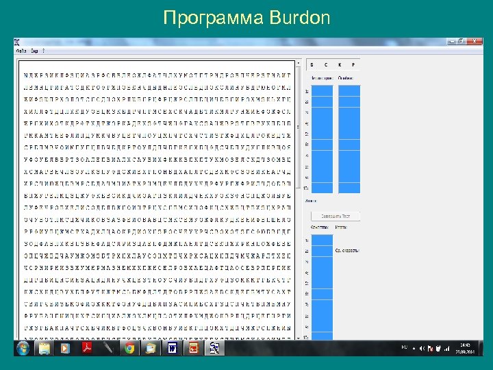 Программа Burdon 
