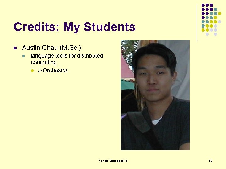 Credits: My Students l Austin Chau (M. Sc. ) l language tools for distributed