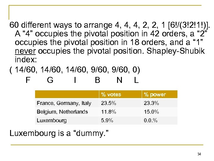 60 different ways to arrange 4, 4, 4, 2, 2, 1 [6!/(3!2!1!)]. A “