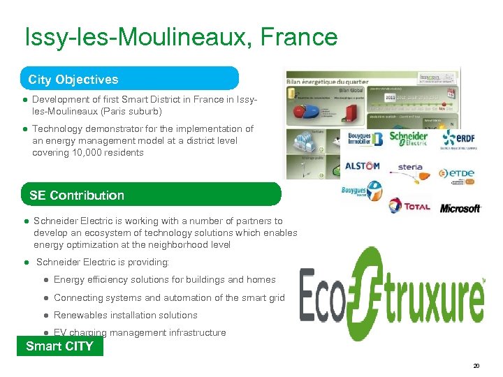 Issy-les-Moulineaux, France City Objectives ● Development of first Smart District in France in Issyles-Moulineaux