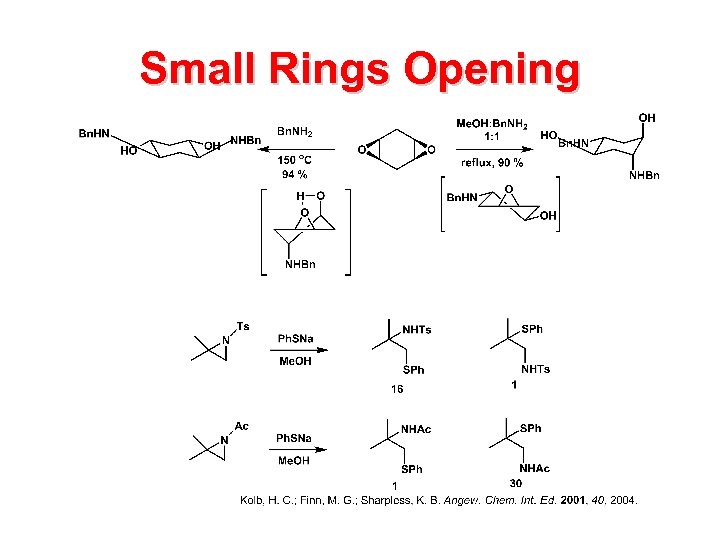 Small Rings Opening 