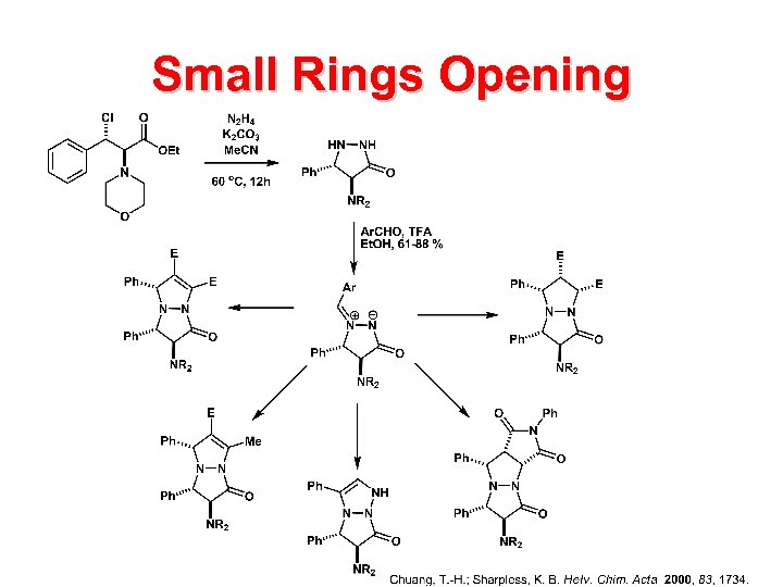 Small Rings Opening 