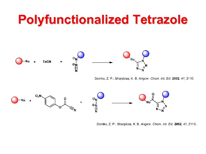 Polyfunctionalized Tetrazole 