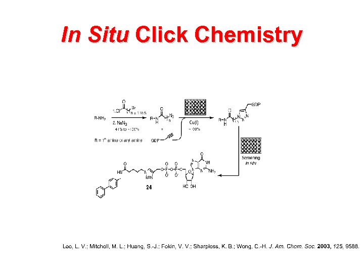 In Situ Click Chemistry 