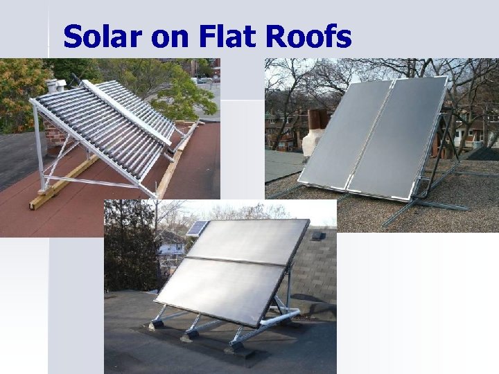 Solar on Flat Roofs 