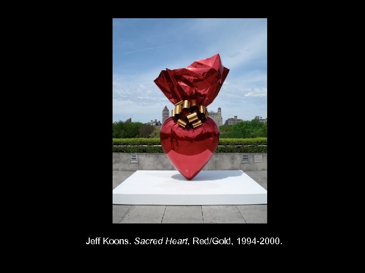 Jeff Koons. Sacred Heart, Red/Gold, 1994 -2000. 