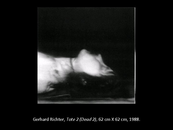Gerhard Richter, Tote 2 (Dead 2), 62 cm X 62 cm, 1988. 