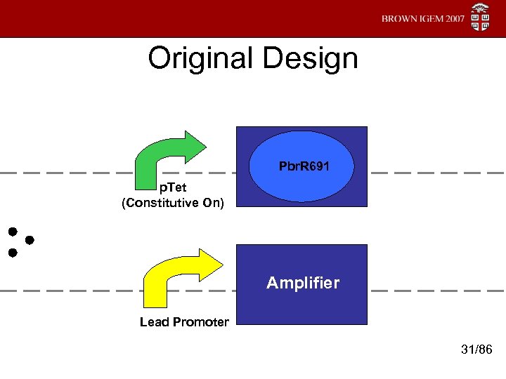 Original Design Pbr. R 691 p. Tet (Constitutive On) Amplifier Lead Promoter 31/86 