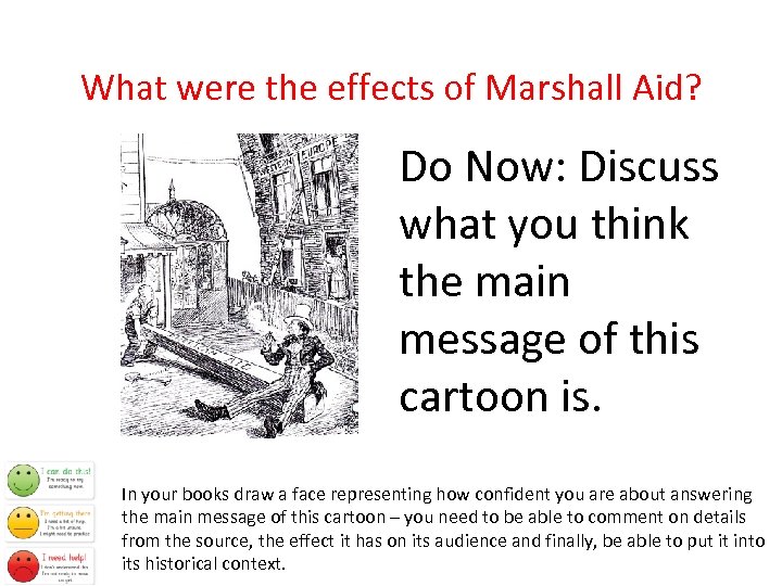 What were the effects of Marshall Aid? Do Now: Discuss what you think the