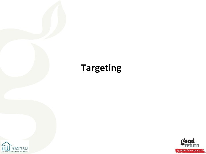 Targeting 