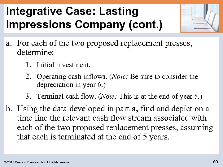 Integrative Case: Lasting Impressions Company (cont. ) a. For each of the two proposed