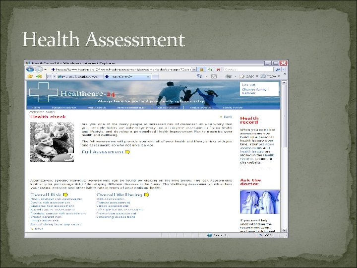 Health Assessment 