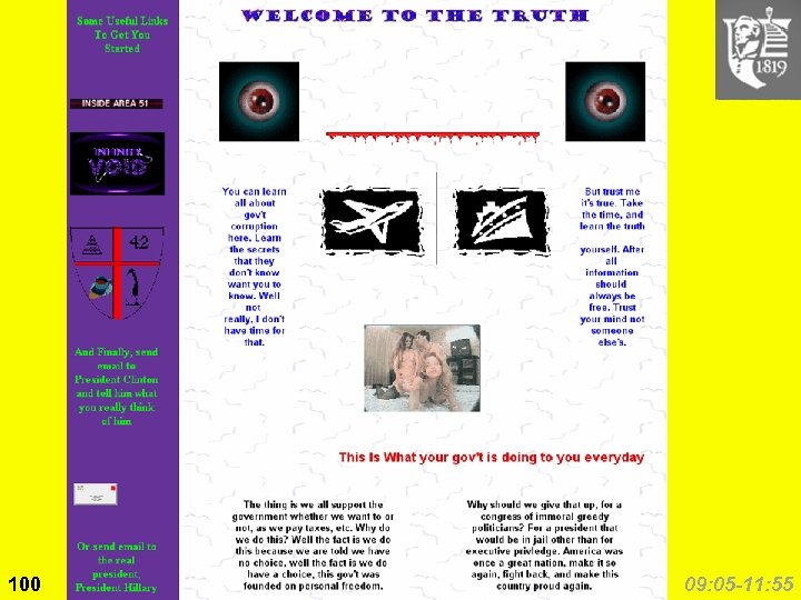 USAF (1996. 12) 100 Copyright © 2005 M. E. Kabay. All rights reserved. 09: