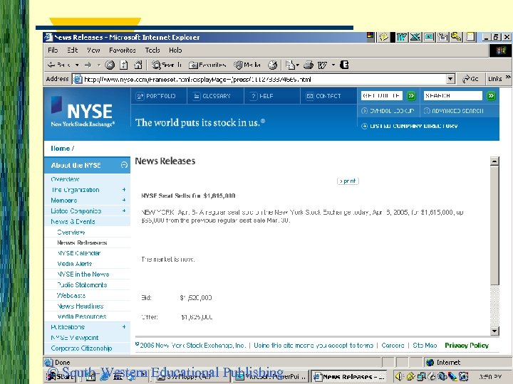 © South-Western Educational Publishing 